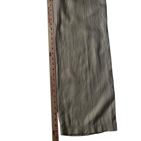 Guess Linen Drawstring Pants | Size Large | Beige Light Tan | Relaxed Fit - Picture 5 of 7